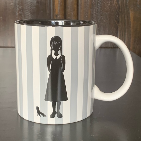 On Wednesdays We Wear Black - Wednesday Adams 20oz Ceramic Mug - Picture 3 of 11